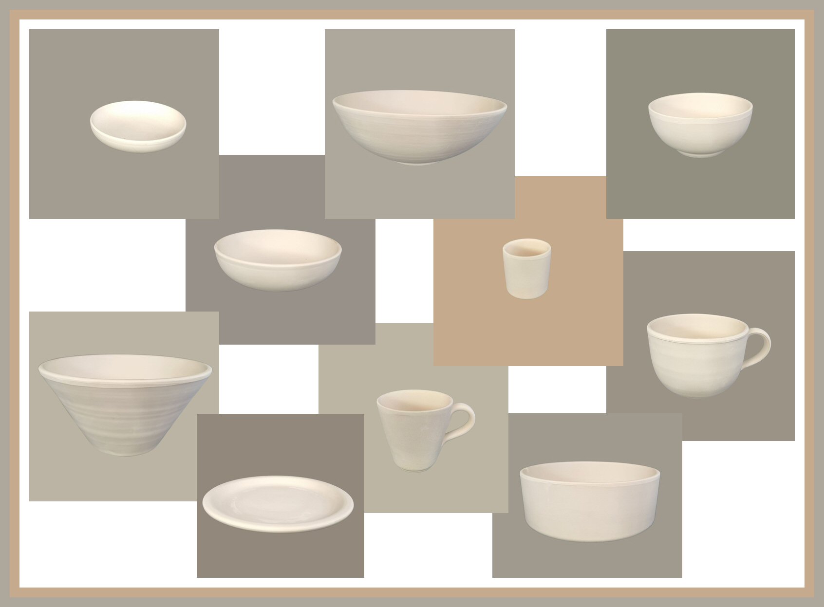 Ceramic Bisquewares